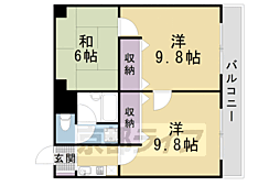 サンライフ山科1 3Kの間取図画像