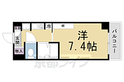 メゾンエトワール 1Kの間取図画像