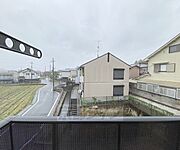 バルコニーからの景色です。