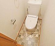 清潔感のあるトイレです。