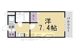 ルミネスプラザ 1Kの間取図画像