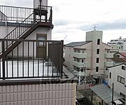 ベランダからの風景です・