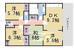 エスポワールKyo 4LDKの間取図画像