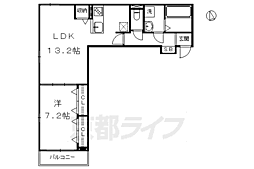 ケイトガーデン 1LDKの間取図画像