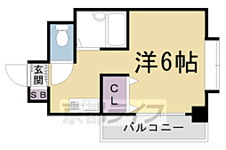 エスペランストリイ 1Kの間取図画像