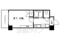 ウッドビレッジ 1Kの間取図画像