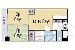 ハイツエコー 2LDKの間取図画像