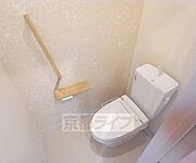 清潔感のあるトイレです。