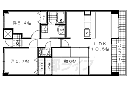 グランK'S 3LDKの間取図画像