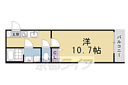 (仮称)高徳寺町マンション 1Kの間取図画像
