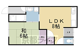 常盤柏ノ木町貸家 1 ｜ 京都府京都市右京区常盤柏ノ木町（賃貸テラスハウス1LDK・--・35.00㎡） その2