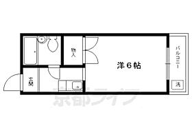 京都府京都市北区紫竹上緑町（賃貸マンション1K・1階・19.00㎡） その2