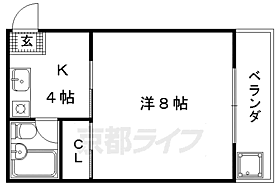 ハイツタケウチ 202 ｜ 京都府京都市北区等持院西町（賃貸マンション1K・2階・22.70㎡） その2