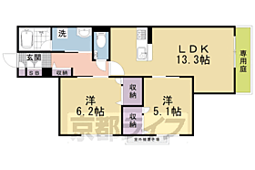 シャーメゾン京都旧二条 101 ｜ 京都府京都市中京区西ノ京車坂町（賃貸マンション2LDK・1階・58.33㎡） その2