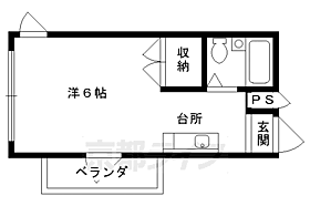 京都府京都市北区西賀茂北山ノ森町（賃貸マンション1K・1階・17.00㎡） その2