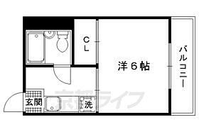 クリーンハイツタケダ 403 ｜ 京都府京都市上京区三軒町（賃貸マンション1K・4階・20.02㎡） その2