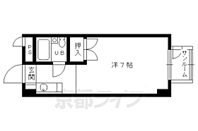 ＫＩＴＡＮＯクレセント 410 ｜ 京都府京都市北区北野下白梅町（賃貸マンション1K・4階・19.23㎡） その2