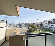 バルコニーからの景色です。