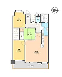 間取図画像 3LDK