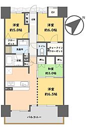 アルファステイツ大分駅前 4LDKの間取図画像