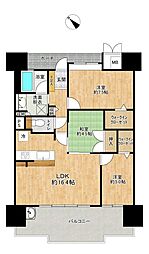 間取図画像 3LDK