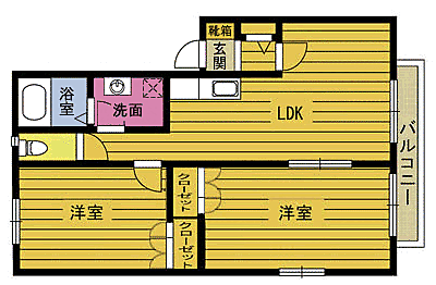 はなみずき東館_間取り_0