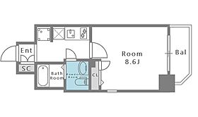 ラナップスクエア南堀江  ｜ 大阪府大阪市西区南堀江4丁目（賃貸マンション1K・2階・26.72㎡） その2