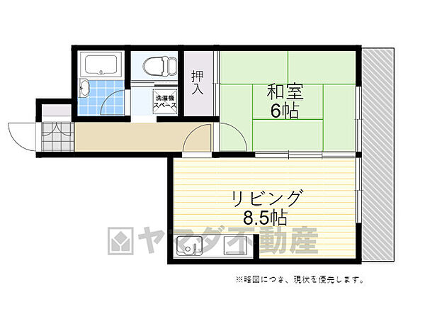 ラ・ヴィオラ桃山台 ｜大阪府豊中市上新田３丁目(賃貸マンション1LDK・4階・35.00㎡)の写真 その2