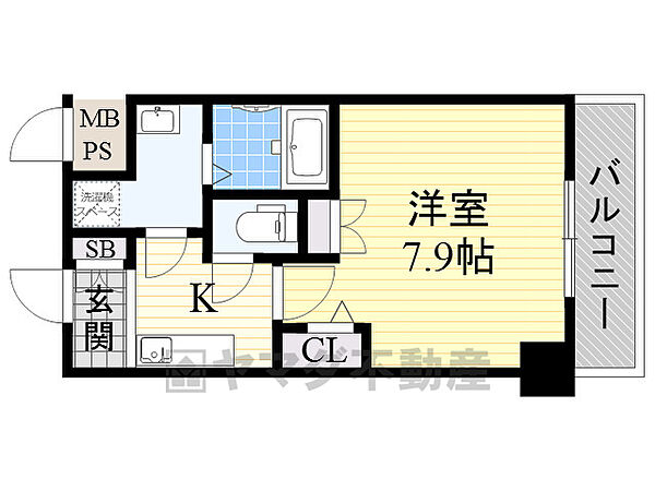 アーデン江坂3 508｜大阪府吹田市南吹田５丁目(賃貸マンション1K・5階・25.53㎡)の写真 その2