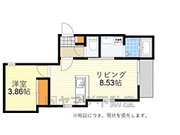 REGALEST千里山 3階1LDKの間取り