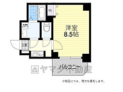 S-RESIDENCE千里丘 14階1Kの間取り