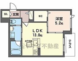 間取図画像 1LDK