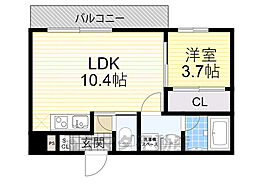 間取図画像 1LDK