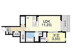 メゾン大島4 1LDKの間取図画像
