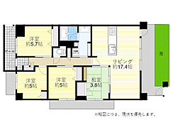 ジオ緑地公園シティフォレスト 4LDKの間取図画像