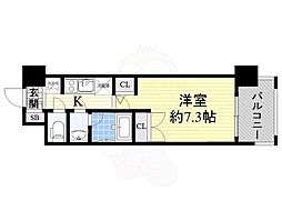 PARKFLATSESAKA 1Kの間取図画像
