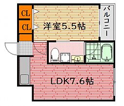 間取図画像 1LDK