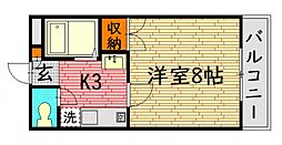 間取図画像 1K