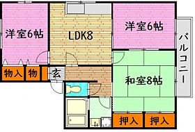 セジュールエス・アイ 101号室 ｜ 広島県広島市安佐南区川内１丁目（賃貸アパート3LDK・1階・60.64㎡） その2