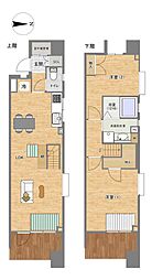 アルス四条D-style 2LDKの間取り