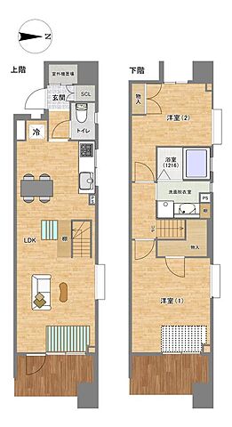 間取り アルス四条D-style 3階/-