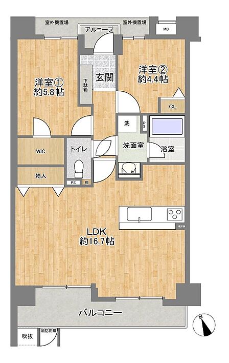 間取りと現状が異なる場合、現状を優先とします。