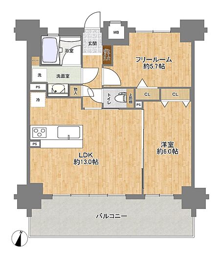 間取りと現状が異なる場合、現状を優先とします。