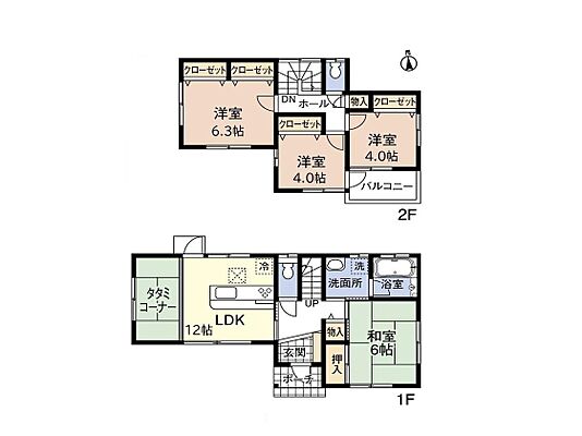 間取り 千葉市緑区土気町　中古一戸建て