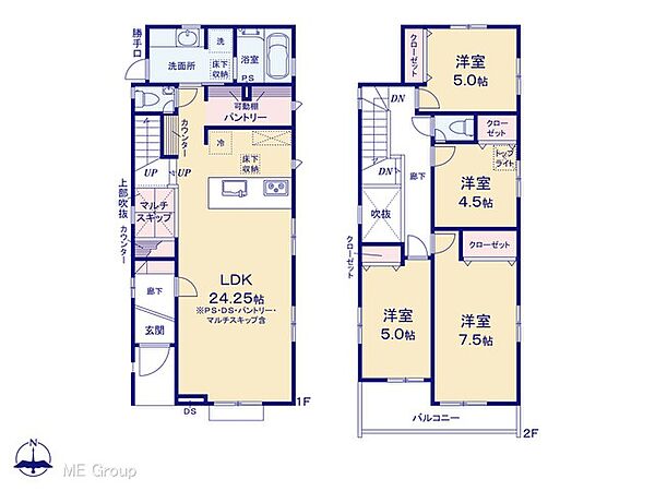 間取りを拡大表示