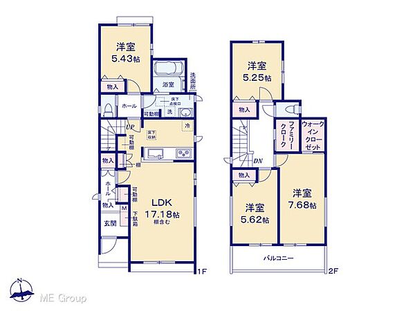 間取りを拡大表示