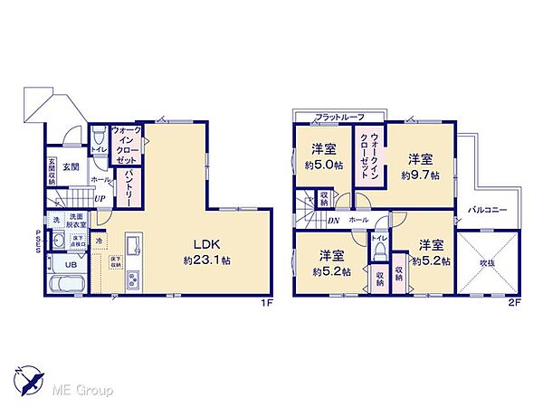 間取りを拡大表示