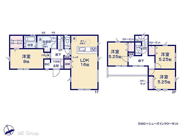 間取りを拡大表示