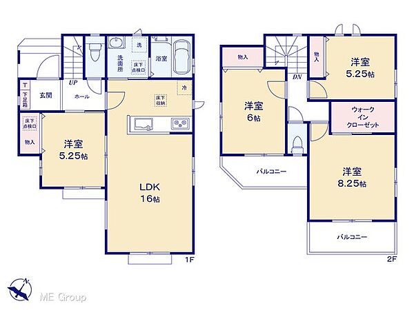 間取りを拡大表示