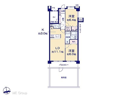 間取り セレナハイム千葉椿森 3階/-